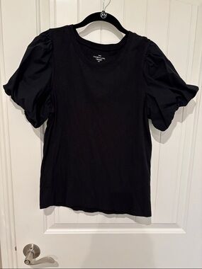 Habitual Black Puff-Sleeve Tee